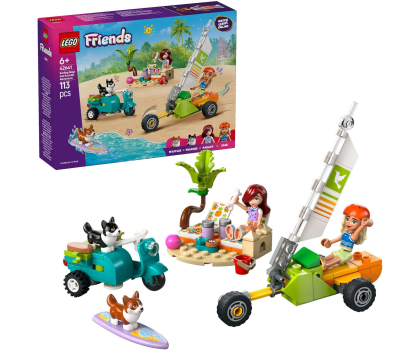 Klocki LEGO® LEGO Friends 42641 Przygoda z surfującymi psami i skuterem